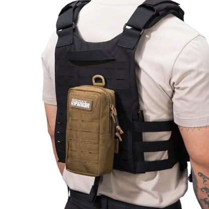 EXCELLENT ELITE SPANKER Tactical MOLLE Pouch EDC Utility Pouches Gadget Organizer Phone Holder Waist Bag Tool Pouch - color: Coyote Brwon