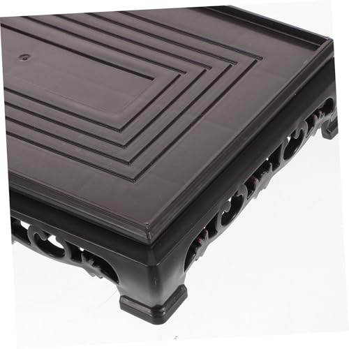 ibasenice Rectangular Plastic Flowerpot Stand for Indoor Plants and Fish Tanks Versatile Pedestal Base Stable Support for Decoration Design for Home and Garden Use