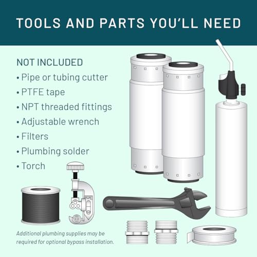 3M Aqua-Pure Stainless Steel Water Filter Housing SST2HB, Uses 2-High Standard Drop-in Water Filter Cartridges, Heavy Duty Construction, Built to Last - style: SST2HB Stainless Steel Housing