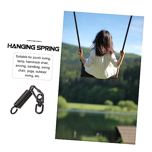 1 Set Heavy Duty Swing Spring Set of Metal Hammock Springs for Outdoor and Indoor Use for Swing Chairs Hammocks and Sandbags