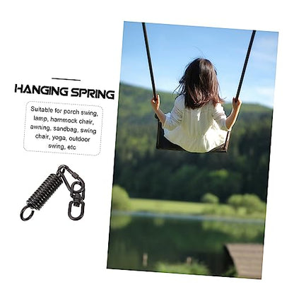 1 Set Heavy Duty Swing Spring Set of Metal Hammock Springs for Outdoor and Indoor Use for Swing Chairs Hammocks and Sandbags