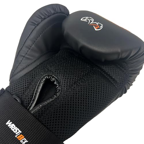 RIVAL Boxing RB1 Ultra Bag Gloves, 20th Anniversary Edition, High-Density Multi-Layered Padding and Signature Wrist Lock Strapping System - color: Black, size: Medium