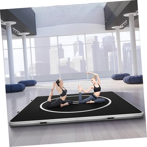 Inflatable Martial Arts Mat 10x10 FT, Portable Tumbling Mat