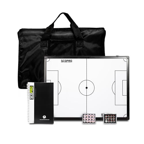 SCOPRO Tactical Coaching Board Kit for Sports, Black/USA - color: Black/Usa