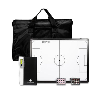 SCOPRO Tactical Coaching Board Kit for Sports, Black/USA - color: Black/Usa