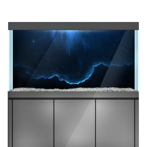 Aquarium Background Stickers - Stars Galaxy - Fish Tank Reptile Terrarium Decor Poster (45 x 30 cm / (17.7 x 11.8 inches)) - size: 45 x 30 cm / (17.7 x 11.8 inches)