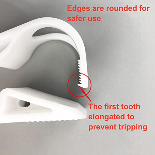 10PCS 18-25mm/3/4''-1'' Extra Large Plastic Tubing Clamp 10-Grade Adjustable for Flow Control Shut off Hose Clip Tube Clamp Pinch - size: for tube OD 3/4''-1'' (18-25mm)