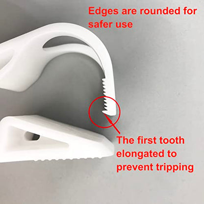10PCS 18-25mm/3/4''-1'' Extra Large Plastic Tubing Clamp 10-Grade Adjustable for Flow Control Shut off Hose Clip Tube Clamp Pinch - size: for tube OD 3/4''-1'' (18-25mm)