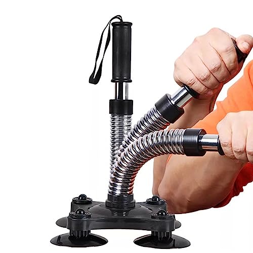 Arm Wrestling Training Equipment 45~50lbs Forearm Trainer Grips Wrist Exerciser Muscle Developer Strength Home Fitness for Professional & non-professional - color: Heavy Silver(45-50lbs)