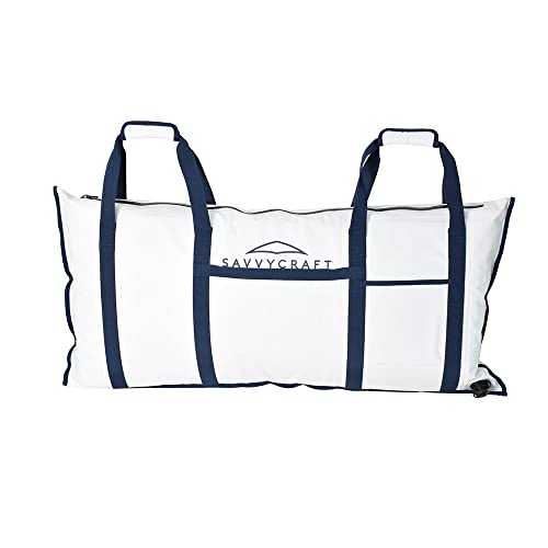 Savvycraft Waterproof Leakproof Insulated Fish Kill Bag, Heavy Duty Soft Fish Storage Bag with Easy Grip Handles, White 40" L x 20" H - style: Envelop: 40"l X 20"h