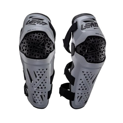 Leatt Unisex-Adult Motorcycle Pivoting Knee and Shin Hard Shell Impact Foam Guard - color: White, size: Small/Medium