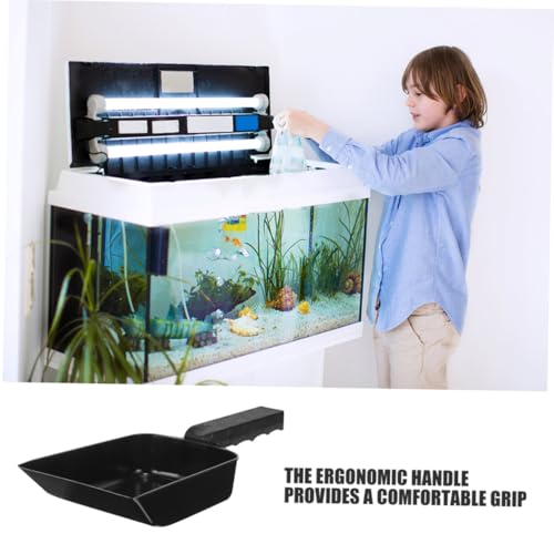 Toddmomy 2pcs Aquarium Gravel Scoop Tool for Efficient Sand Removal Fish Tanks Gardens and Lizard Habitats Sturdy Versatile and Sand Cleaning