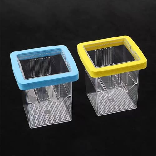 Baby Fish Breeding Box Clear Isolation Aquarium Hatchery Incubator with Suction Cups for Newborns Shrimp Fish Hatchery
