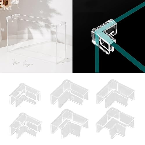 4PCS Fish Tank Edges Protector Clear Tools Clear Aquarium Glass Cover Protector Easy Install Aquarium Glass Corner Edges Protectors