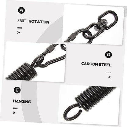1 Set Heavy Duty Swing Spring Set of Metal Hammock Springs for Outdoor and Indoor Use for Swing Chairs Hammocks and Sandbags