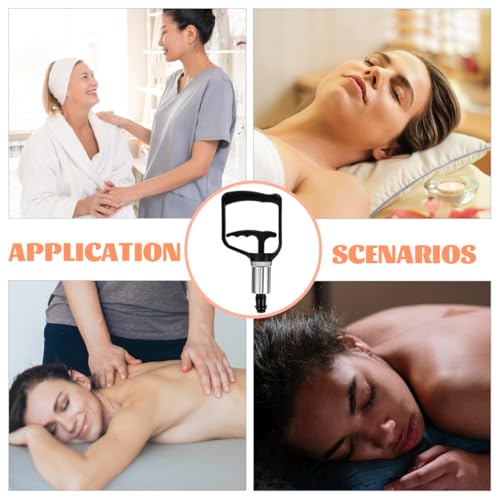 NOLITOY Universal Cupping Vacuum Pump - High Suction Manual Hand Pump Replacement - One-Hand Operation Portable Vacuum Handle for Chinese Cupping Therapy, Home Spa & Massage Parlor