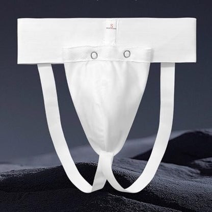 Groin Guard for Kickboxing Jockstrap Abdominal Protectors Grappling Gear for Men Boxing Martial Art Sparring Male Training Groin Guard - size: Medium