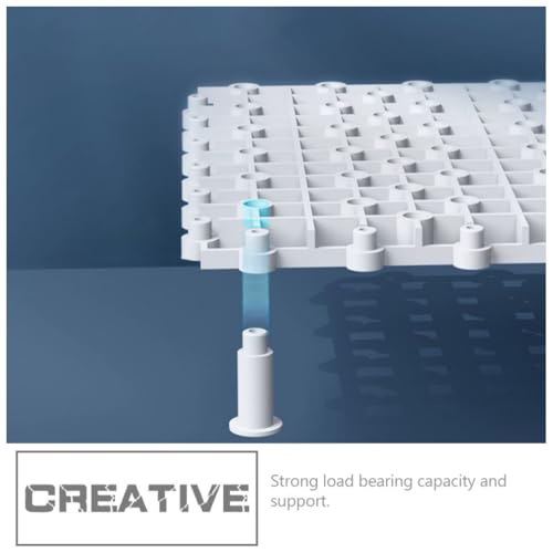 BESPORTBLE 1set Aquarium Bottom Divider Board Plastic Fish Tank Isolation Grid for Breeding and Separation Support Columns