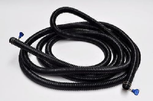 1 Inch (25mm) Metric Heavy Duty Smooth Pond Hose w/Free Hose Clamps, 16ft Roll (5M) Coiled Roll, PVC Strong Flexible Tubing for Ponds, Aquariums, Watergardens, Fountains & Aquaculture Applications