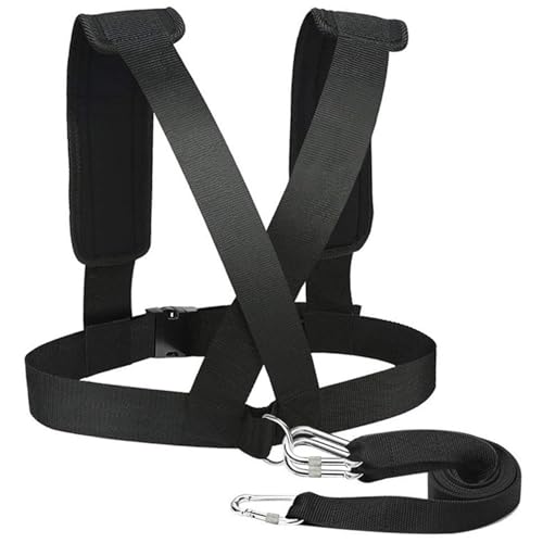 Weight Sled, Nylon Sled Harness Tire Pulling Harness Speed Training Equipment Pull Strap for Sprint Running and Football, Basketball, Soccer Workout Equipment ·1