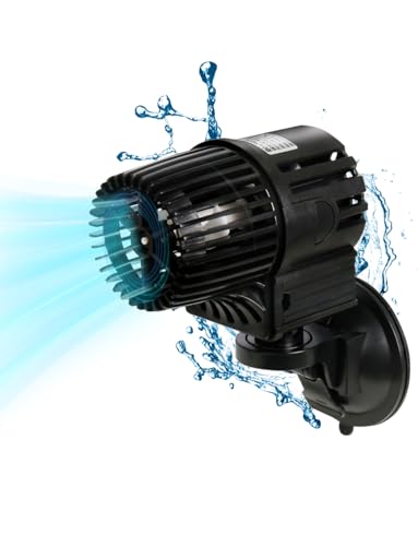 Aquarium Circulation Powerhead,Powerful Wavemaker Pump, Controllable Submersible Circulation Pump for 20-75 Gallon Fish Tanks with Suction Cup
