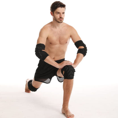 SUJAYU Volleyball Knee Pads for Women & Men, Dance Knee Pad for Women Men Wrestling Knee Pad Wrestling Gear, Crash Pad Roller Skating Gear Knee Protector Soft Knee Pads for Work (Large) - size: Large