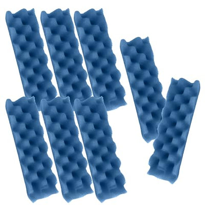 Delapan Fish Foam Bio-Filter Sponges Compatible with Canister Filters Fluval 206, 207, 306, 307 Aquarium Filter Media, 8 Pack