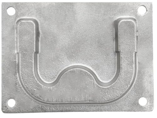 Marine Grade Stainless Steel Heavy-Duty Flush Lifting Handle, 3" x 2-1/4"