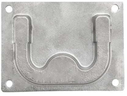Marine Grade Stainless Steel Heavy-Duty Flush Lifting Handle, 3" x 2-1/4"