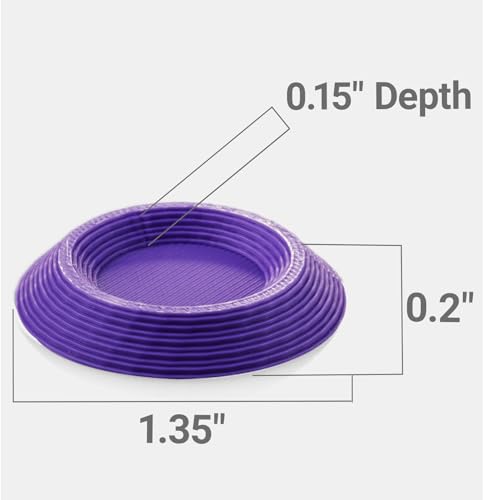 12pcs Isopods Feeder Bowls, Tiny Feeding Dish for Isopods, Springtails, Dubia Roaches, Dwarf Invertebrates – Colorful Food Dishes for Terrariums and Enclosures