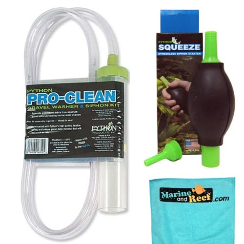 Python Pro-Clean Large, 2" X 16" Tube w/ 6 ft. Hose & Squeeze Bundle (3 Items)