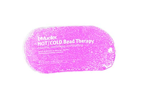 MUELLER Sports Medicine Beaded Reusable Cold/Hot Pack, Ideal for Treatment of Minor scrapes, Bruises, Aches, Sprains and Headaches, Heat/Cold Compression Therapy, 10.4"x5" - size: 10.4"x5" Beaded (Pack of 1)