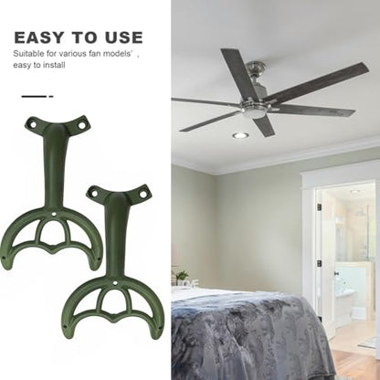5 Pcs 52’’Ceiling Fan Blades Arms Replacement,Ceiling Fan Blades Arms Replacement Parts Mounting Bracket Kit for Replacing The Worn Fan Blades,Keep The Balance and Good Performance (Green) - color: Green