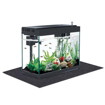 Aquarium Leveling Mat，Under Fish Tank Mat——Soft Absorbent Material，Anti-Slip and Waterproof Backing，Cushion the Friction Between the Fish Tank and the Table，Washable (24 x 48 Inch) - size: 24 x 48 Inch