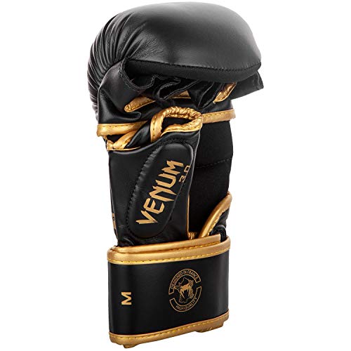 Venum Challenger 3.0 Sparring Gloves - color: Black/Gold, size: Small