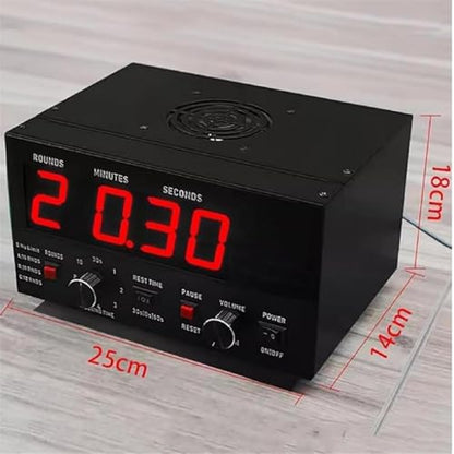Professional Boxing Interval Timer, Gym Timer, Optional Training Rest Time and Number of Loop Reps, Multifunctional Stopwatch,Blue - color: Blue