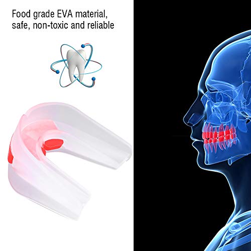 Double Sided Adult Teeth Tooth Protector Boxing Taekwondo Accessory, Safetguard Double Mouthguard, Double Sided Boil and Bite