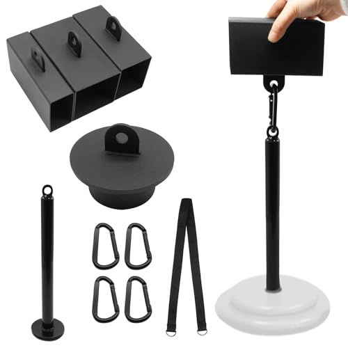 Iron Pinch Block Grip Strength Set with Loading Pin Workout Rock Climbing Power Finger Forearm Hand Strength Training Strengthener Equipment for Home Gym