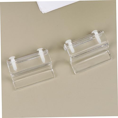 BESPORTBLE 8pcs Acrylic Fish Tank Support Bracket for Open Aquariums Holder for Pet Tanks Suitable for Thickness Heat Preservation