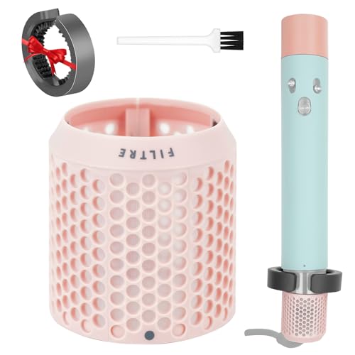 Filter Cage Cover for Dyson Airwrap, Outer Filter Cover Attachment Replacement Compatible with Airwrap Attachment Strainer Replacement, Pink - color: Pink