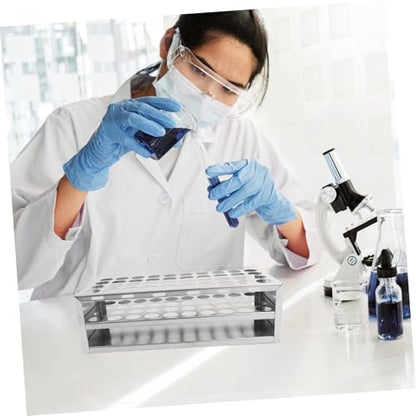 Stainless Steel Test Tube Holder Lab Tube Rack Easy to Clean Efficient Storage