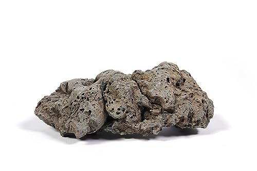 Black Icelandic Lava Stone Natural Rocks (18lbs, 3~11 inches,11pcs) for Aquariums, Paludariums, Terrariums, Caves and Rocky Peaks, Mountainous Desert Landscapes - size: 13 Black Icelandic Lava Stone(3-9 inches,18lbs)