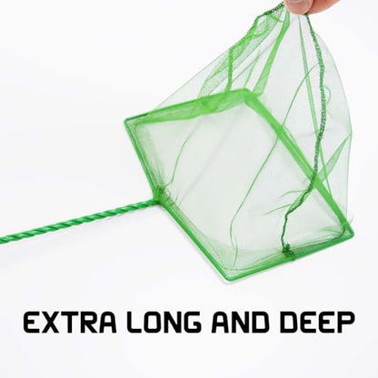 8 Inch Fish Net Aquarium, Fish Tank Net, Aquarium Net with 10.5 Inch Handle