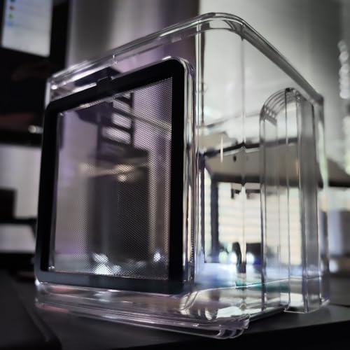Saim Fish Breeding Box, Acrylic Aquarium Breeding Boxes, Acrylic Fish Isolation Box Hanging Aquarium Hatchery Tank for Small Baby Fishes Shrimp Clownfish Guppy Hatchery, Transparent