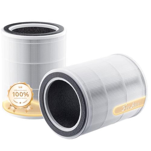 FreAire Air Purifier Replacement Filter for VisionAir HAP606 Air Purifier, 3-Stage Design with Activated Carbon, 2 Pack, White