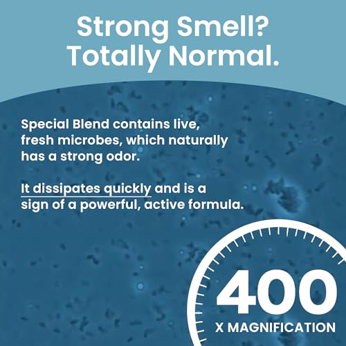 MICROBE-LIFT Special Blend Aquarium Water Care Treatment, Cleaner & Clarifier for Fresh and Saltwater Fish Tanks, Reduces Maintenance & Helps with Aquarium Algae Control and Odor, 4 Ounces (SBH04)