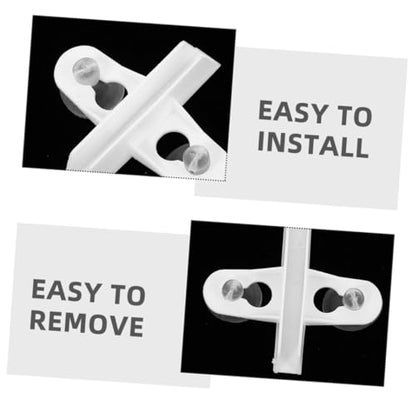 20pcs Aquarium Divider Clips Fish Tank Cup Clips for Separating Boards Easy Installation Antislip Design Material for Securing Aquatic Plants and Decorations