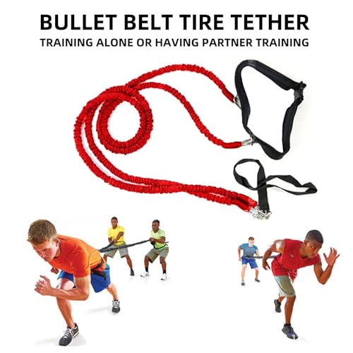 Speed Training Equipment, 80lb Running Resistance Bungee Band Set