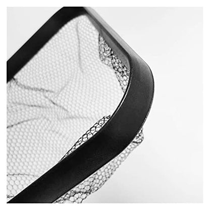 Foldable and Retractable Fishing net Portable Fish Net Long Handle Square Aquarium Fish Tank Landing Net Fishing Net Fish Floating Objects Cleaning Tool Easy to Carry and Storage - color: 41cm