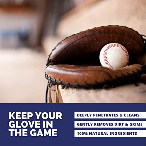 Rhino Wax Baseball Glove Cleaner for Dirt, Grime Removal & Easy Daily Care